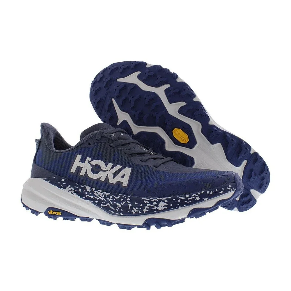 Hoka Men's Speedgoat 6 Charcoal Grey/Midnight Blue 1147791-CDN
